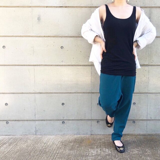 新作】『360度立体感。』 ざっくりと履ける個性的なシルエット。リネン