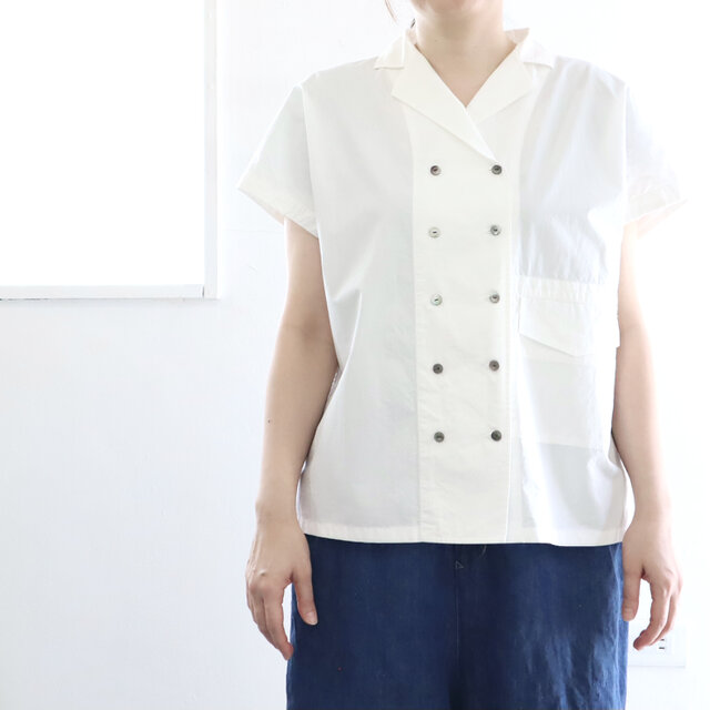 tailored french shirt (w/organic cotton)の画像1枚目