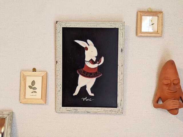 うさぎバレエイラスト≪キトリ3 | iichi 日々の暮らしを心地よくする