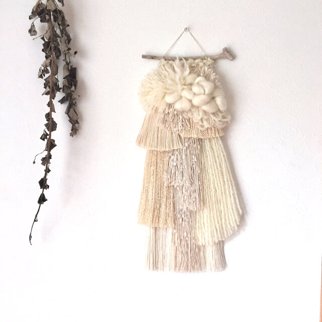 ウィービングタペストリー  『天使の梯子.b』