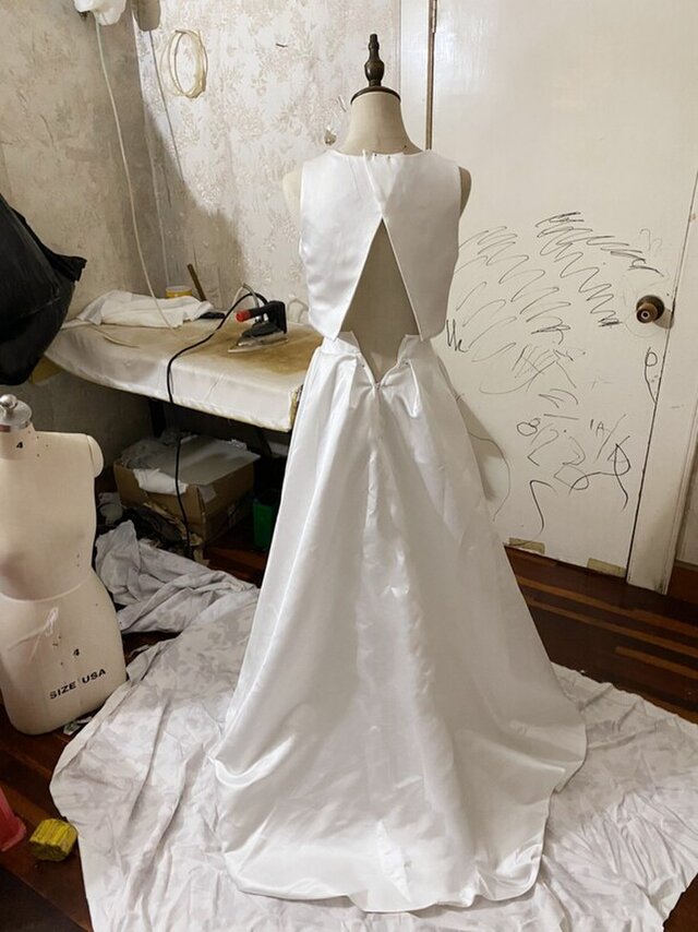 アレクサンドラグレコ風 セパレート ウエディングドレス 結婚式 披露宴 挙式 Iichi ハンドメイド クラフト作品 手仕事品の通販