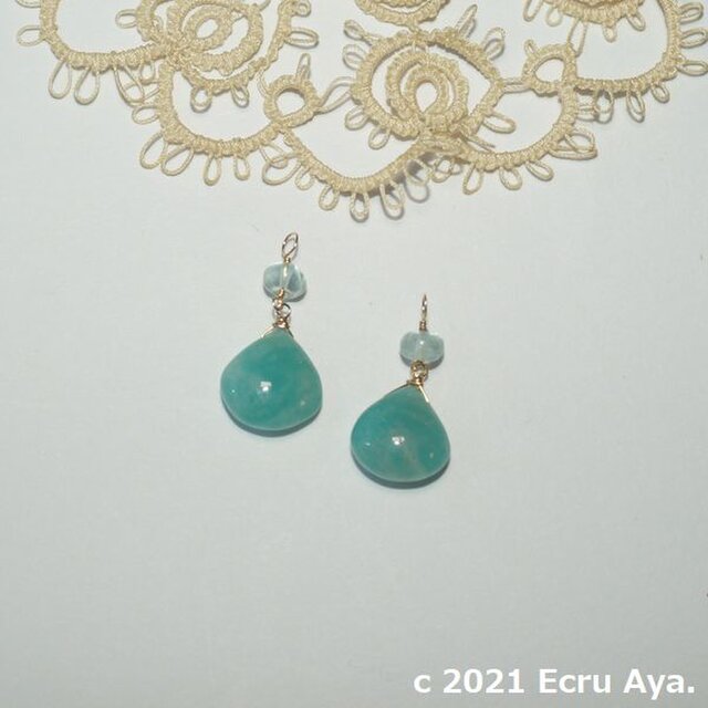 *決心したことを達成できる*夏色のピアスチャーム