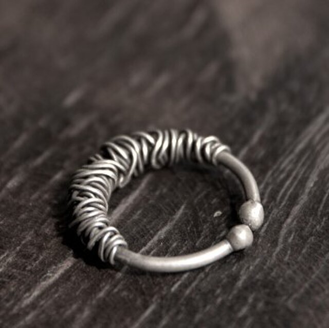 受注制作＞リング マット メンズ レディス シルバー R092 | iichi 日々  