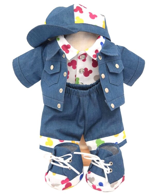 ジェラトーニ 服 コスチューム アイコンデニムセット 本体無 S