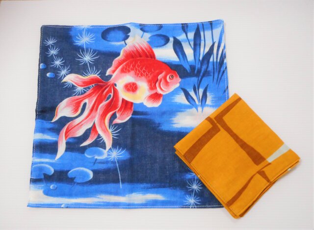 オーダーページ　ハンカチ　115 金魚わんこ柄　ハンドメイド2/6 it-610e0a21c4884-1200.jpg