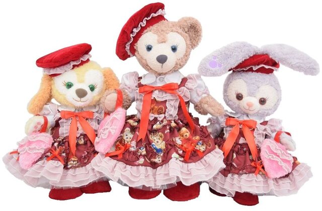 シェリーメイ 服 コスチューム くまちゃんドレス ボルドー 本体無 S