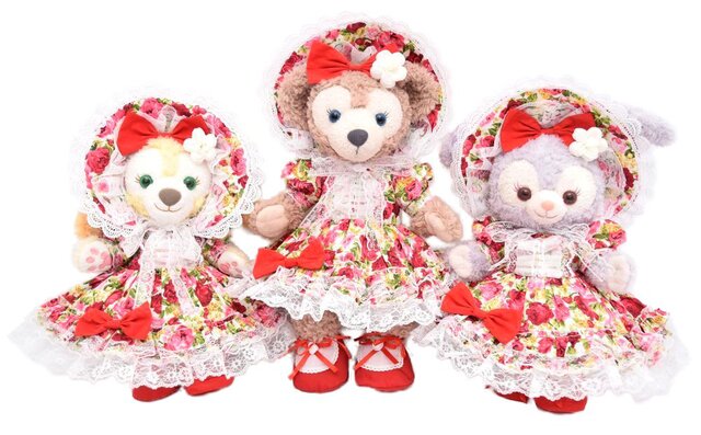 漆黒のバラ柄アンティークボンネットドレス】 ゴシック調ヘッドドレス