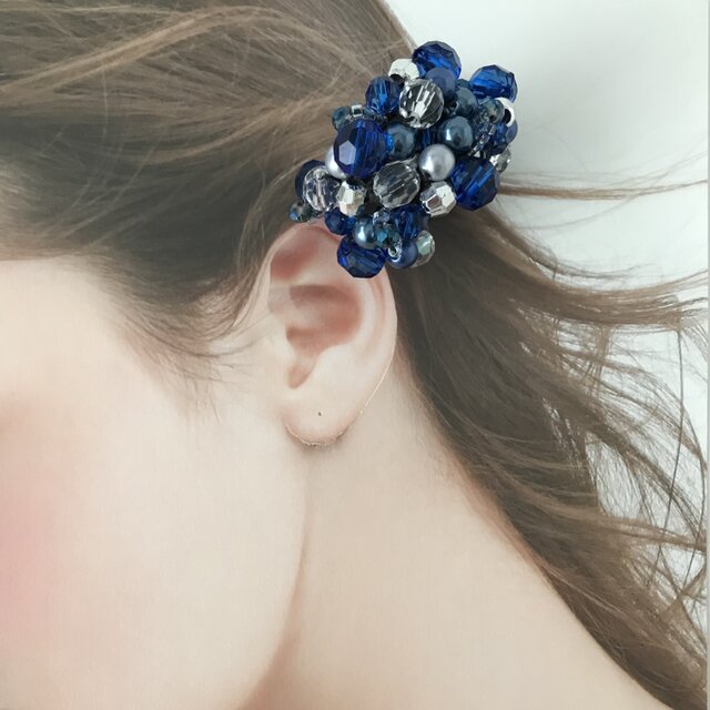 シュシュ  ヘアゴム  ブルー/グリーン ヘアゴム・シュシュ（条件：グリーン系）| ファッション通販