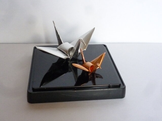 銅板　鶴折り紙 2羽セット　ハンドメイド it-6117d47834e25-1200.jpg