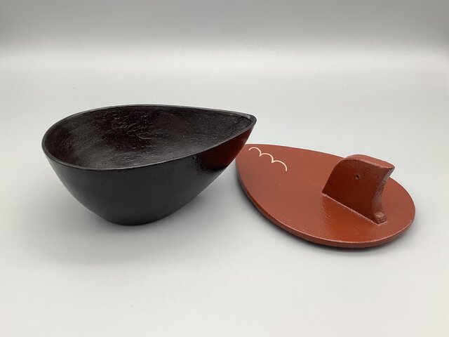 乾漆小鳥小物入れ（朱塗り蓋） | iichi 日々の暮らしを心地よくする