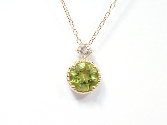 K10 ペリドット ムーンストーン ペンダント クルール BY097BS | iichi