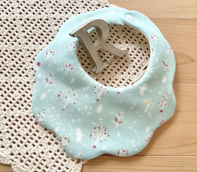 再3♪鳥＆木♪オーガニック♪ふわふわやわらかスタイ♪ | iichi 日々の