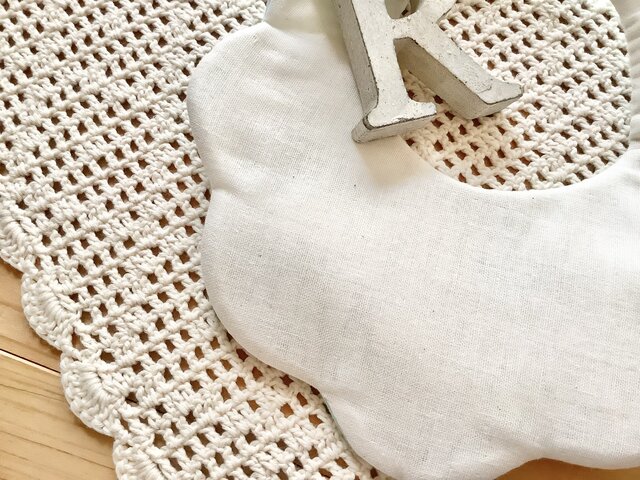 再3♪鳥＆木♪オーガニック♪ふわふわやわらかスタイ♪ | iichi 日々の