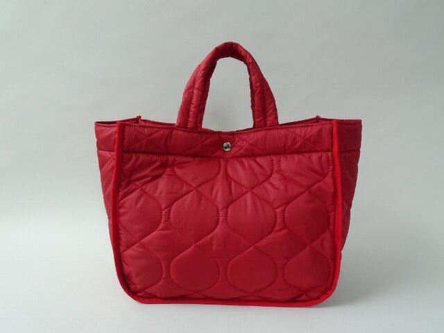 ナイロンキルティングラウンドトートバッグ＜レッド＞ | iichi 日々の