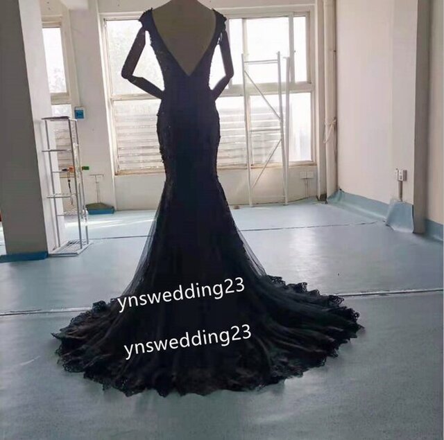 【新品】Vネックラメブラックマーメイドドレス/ブライダル/パーティドレス 楽天市場】ANGEL カラードレス 新作 Vネック リボンノースリーブ