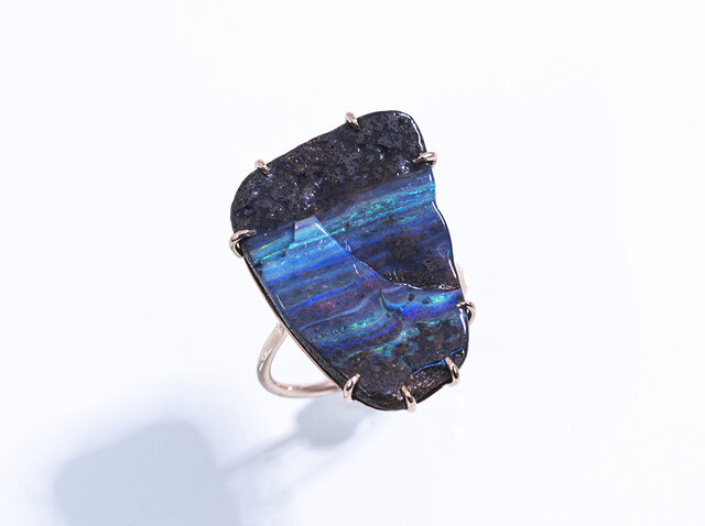 オンラインサイトにて販売済み】Boulder Opal Ring | iichi 日々の