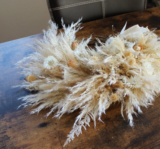 パンパスグラスのハーフリース パンパスグラス パンパス ドライ