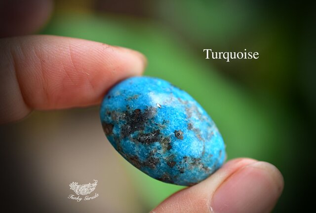 ブルーの味わい☆ターコイズ ルース tur025 | iichi 日々の暮らしを