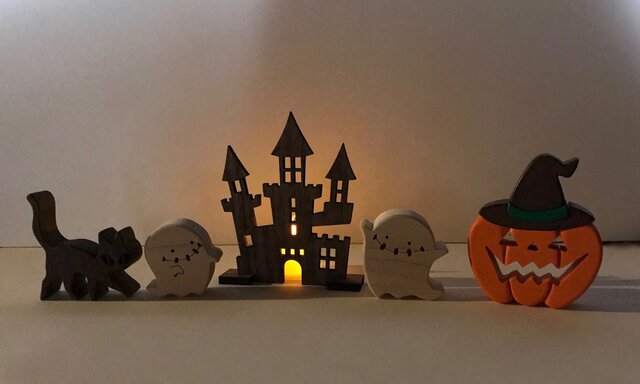 木から生まれたハッピーハロウィンセット | iichi 日々の暮らしを