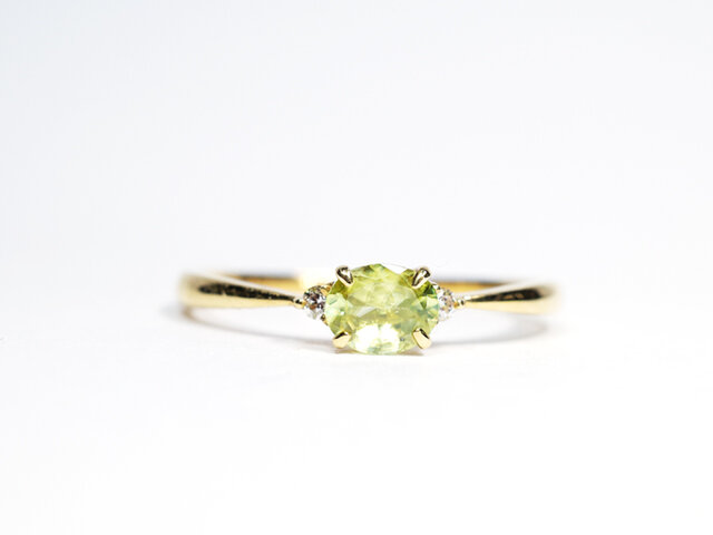 m様 スフェーン リング 10号 K10 スフェーン ダイヤ リング BZ021BS | iichi 日々の暮らしを