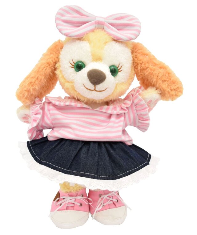 クッキーアン 服 コスチューム ボーダーフリルパーカーセット ピンク 本体無 Sサイズ用