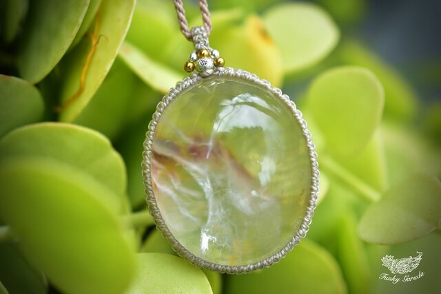 白の温もり☆透明感☆ホワイトピンク☆ガーデンクォーツ