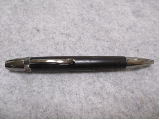 ウッドペンクラフト 小笠原桑　縮杢　ショートボールペン 小笠原桑 蜜蝋ワックス仕上げ 回転式ロングパトリオットボールペン 超