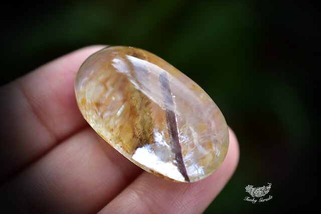 虹入りレア☆クラックイン☆ルチルクォーツルース gar311 | iichi 日々