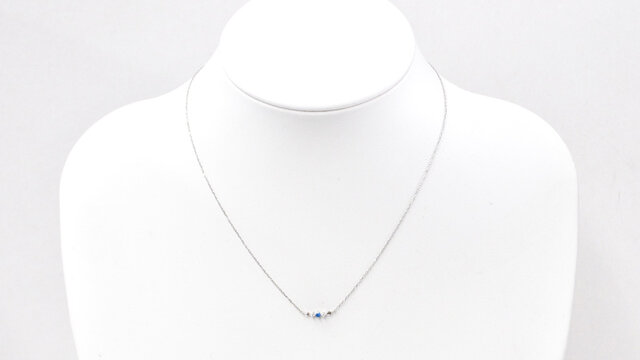 Pt900 アウイナイト ダイヤ ペンダント ネックレス BZ029BS | iichi