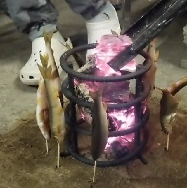 原始焼き 串焼き yumi's 魚焼き 2.7ℓ 囲炉裏 七輪 ろばた 火鉢 五徳 