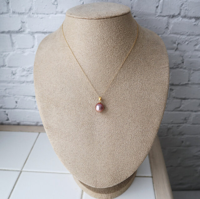 大丸 6粒パールK18金刻印 金具も金 ネックレス ぶどう全体重量4.51g 大丸 6粒パールK18金刻印 金具も金 ネックレス ぶどう全体重量4.51g