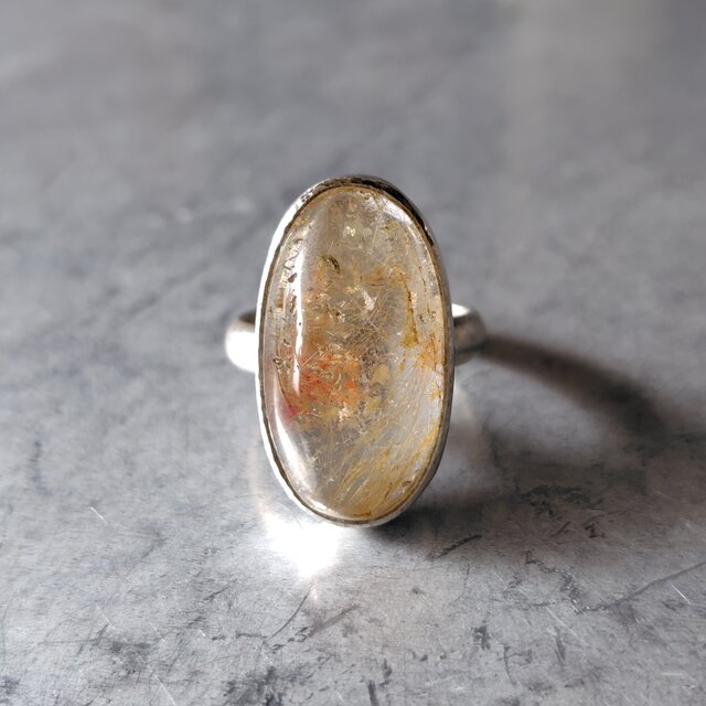 ルチルクォーツシルバーリング#12