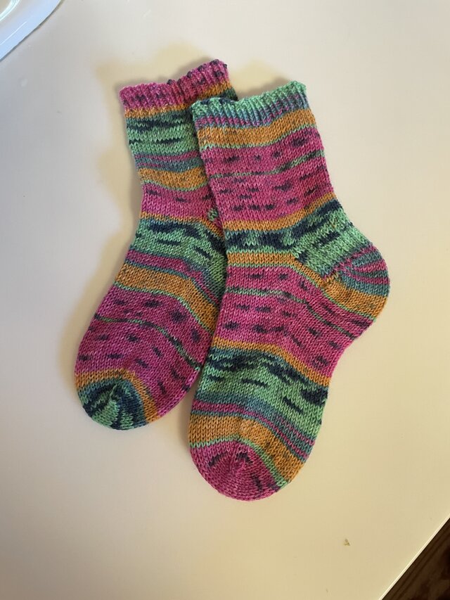 No.557 手編み靴下