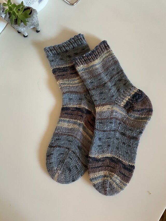 No.558 手編み靴下