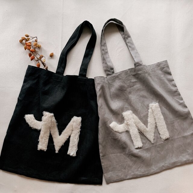 LOGO BAG GRAY グレー