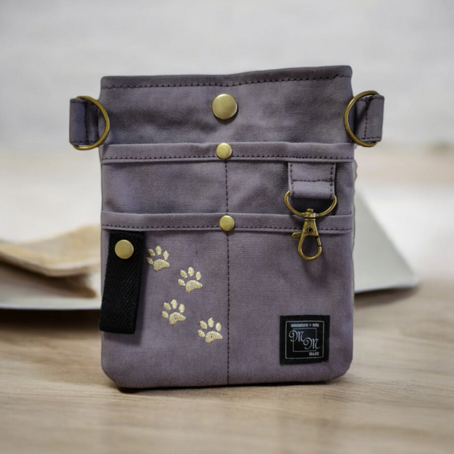 ≪予約販売≫帆布 キャメル オーガナイザー ナースポシェットワーク