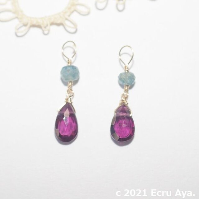 *秋色の魔法*秋色のシンプルなピアスチャーム