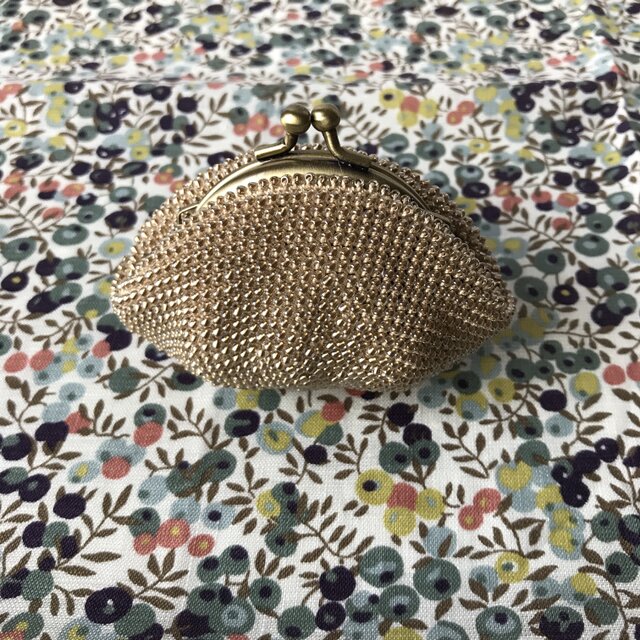 Beaded Purse --Beige-- (S) 内布：Wiltshire