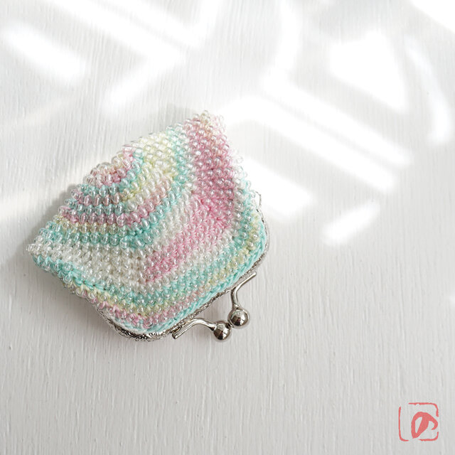 ばあば作☆しかくいちびがま（rainbow・1536）