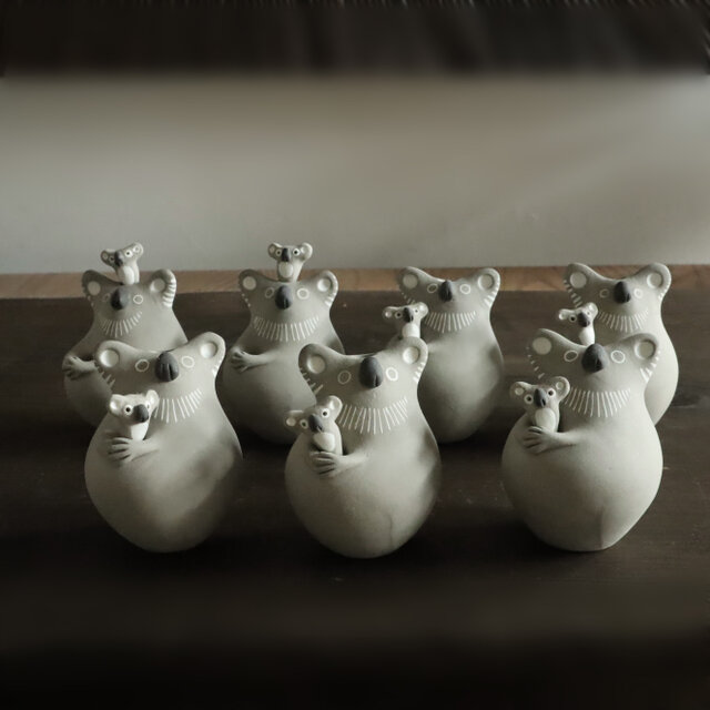 2way親子コアラ / （小）花器 花瓶 | iichi 日々の暮らしを心地よく