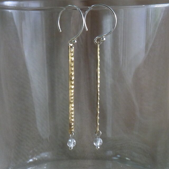 甘雨　ピアス / Brass,SV925
