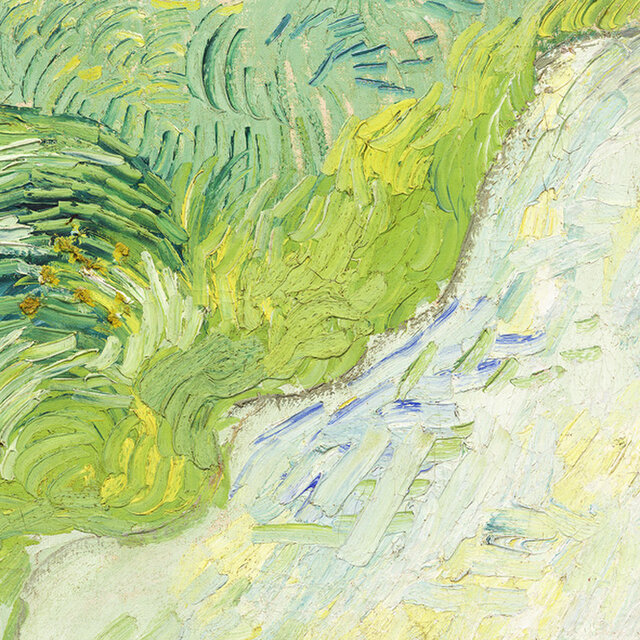 ゴッホ Green Wheat Fields, Auvers / アートポスター 絵画 自然 風景