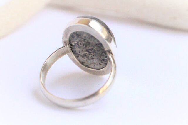 希少 ブラックアベンチュリン Silver Ring | iichi 日々の暮らしを