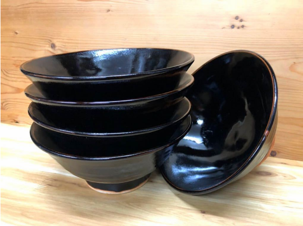 美濃焼 天目釉のお皿 2枚セット 即納】美濃焼 toki minoyaki japan お