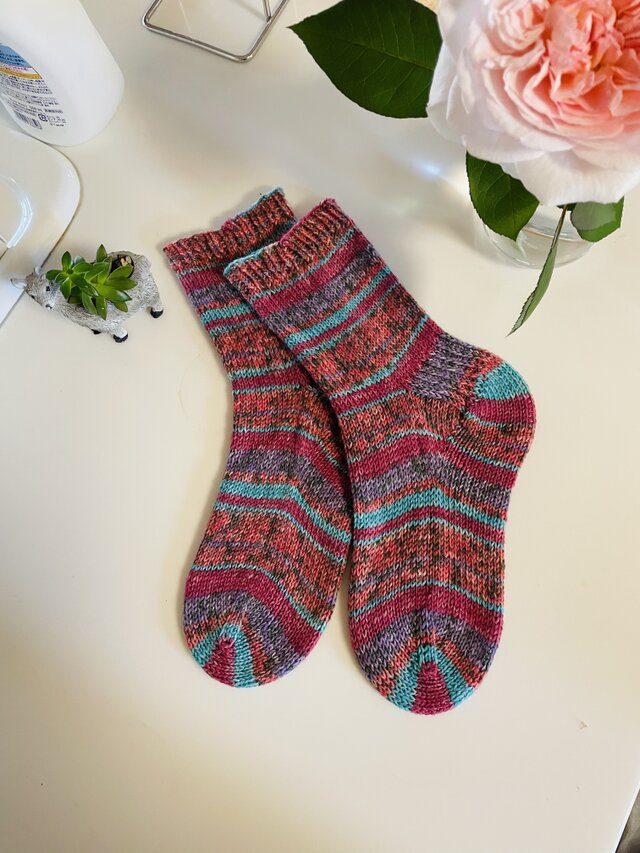 No.574 手編み靴下