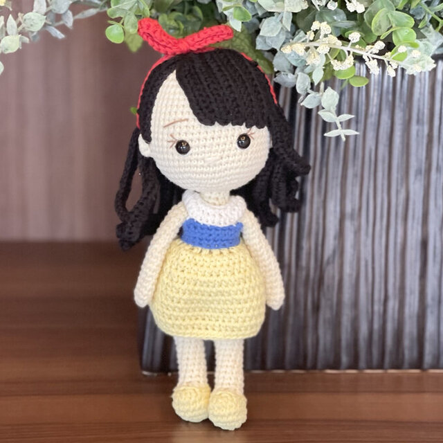 あみぐるみ 人形 ニットトイ ドール 編みぐるみ 女の子 お部屋