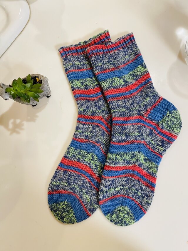 No.576 手編み靴下