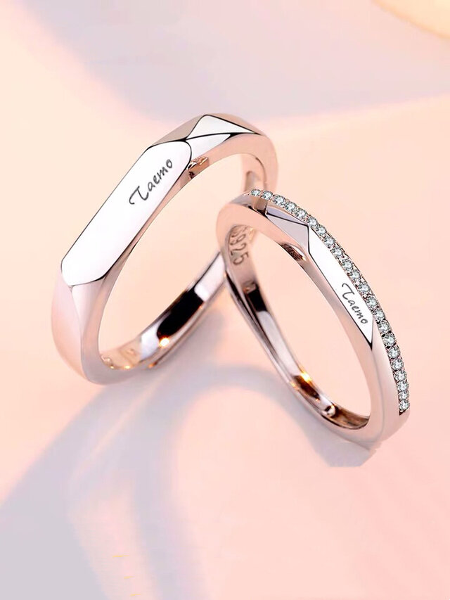 ✨人気ニ番✨ペアリング【フリー】 結婚指輪 S 925 シルバー 受注製作