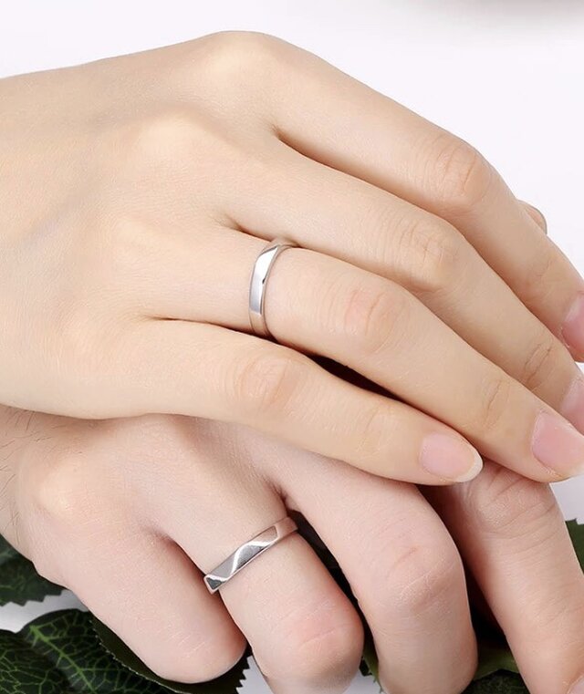 ✨NEW✨ペアリング【セット】 結婚指輪 S 925 シルバー 受注製作