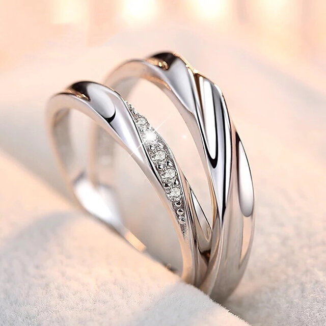 カップルペアリング【セット】 結婚指輪 S 925 シルバー 受注製作 リング カップル | iichi  日々の暮らしを心地よくするハンドメイドやアンティークのマーケットプレイス